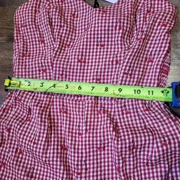 NWT Unique Vintage 2-Piece Cherry Romper & Skirt Set Size (2) XS - Picture 5 of 13